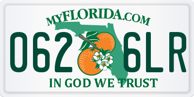 FL license plate 0626LR