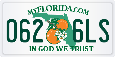 FL license plate 0626LS