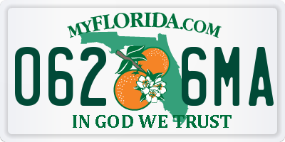 FL license plate 0626MA