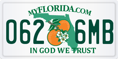 FL license plate 0626MB