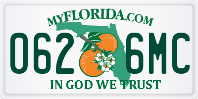 FL license plate 0626MC