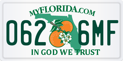 FL license plate 0626MF