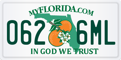 FL license plate 0626ML