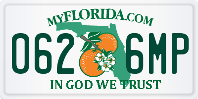 FL license plate 0626MP