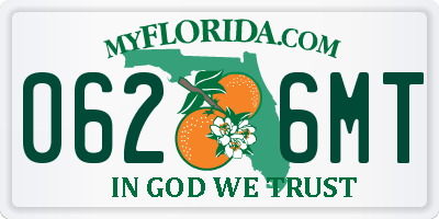 FL license plate 0626MT