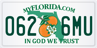 FL license plate 0626MU