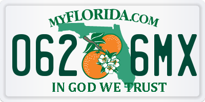 FL license plate 0626MX