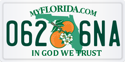 FL license plate 0626NA
