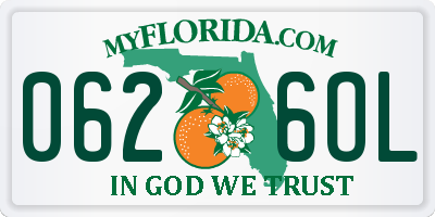 FL license plate 0626OL