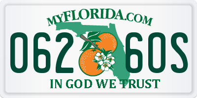FL license plate 0626OS