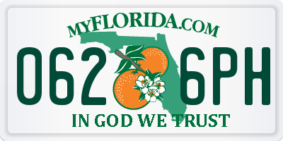 FL license plate 0626PH