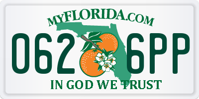 FL license plate 0626PP