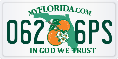 FL license plate 0626PS