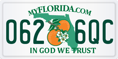 FL license plate 0626QC