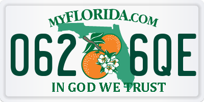 FL license plate 0626QE