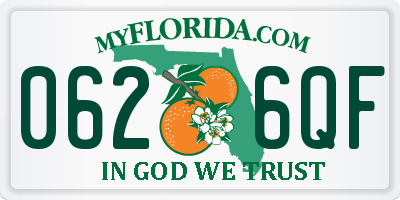 FL license plate 0626QF