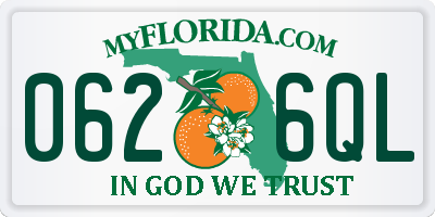 FL license plate 0626QL