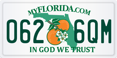 FL license plate 0626QM