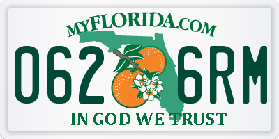 FL license plate 0626RM