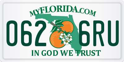 FL license plate 0626RU