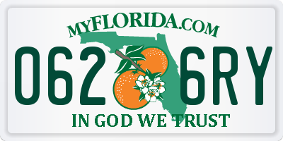 FL license plate 0626RY