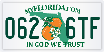 FL license plate 0626TF