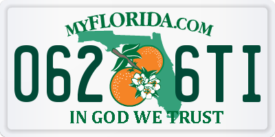 FL license plate 0626TI