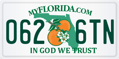 FL license plate 0626TN