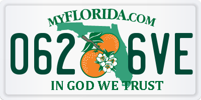 FL license plate 0626VE
