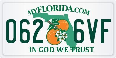 FL license plate 0626VF