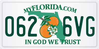 FL license plate 0626VG