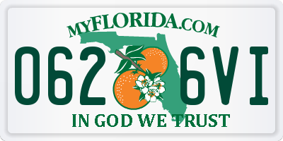 FL license plate 0626VI
