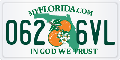 FL license plate 0626VL