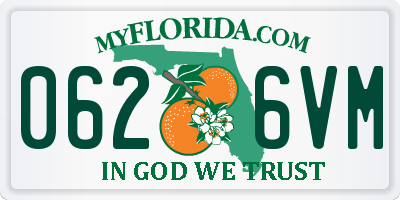 FL license plate 0626VM