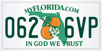 FL license plate 0626VP