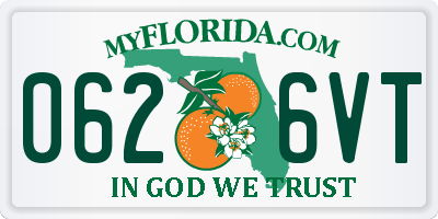 FL license plate 0626VT
