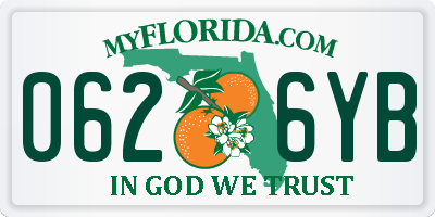 FL license plate 0626YB