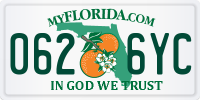 FL license plate 0626YC