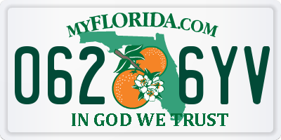 FL license plate 0626YV