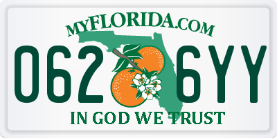 FL license plate 0626YY