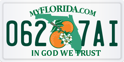 FL license plate 0627AI