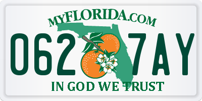 FL license plate 0627AY