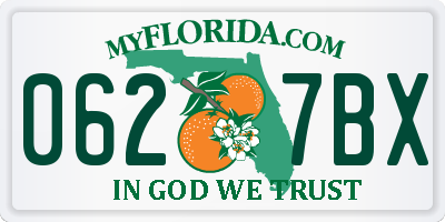 FL license plate 0627BX