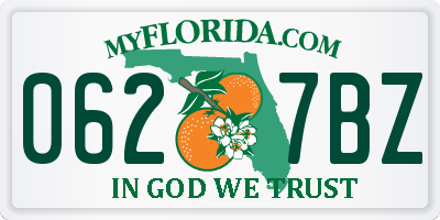 FL license plate 0627BZ