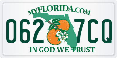 FL license plate 0627CQ