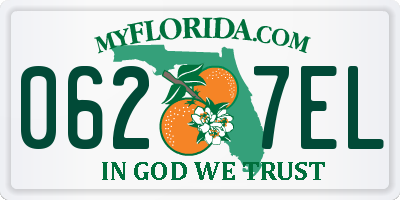 FL license plate 0627EL
