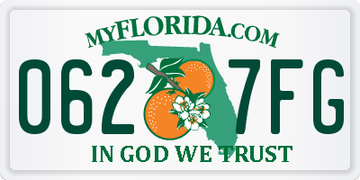 FL license plate 0627FG