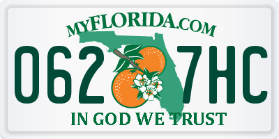 FL license plate 0627HC