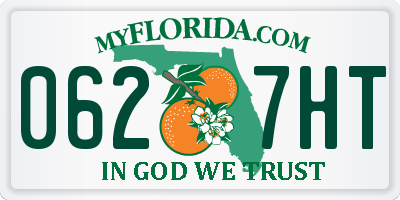FL license plate 0627HT