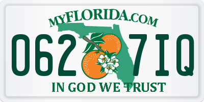 FL license plate 0627IQ